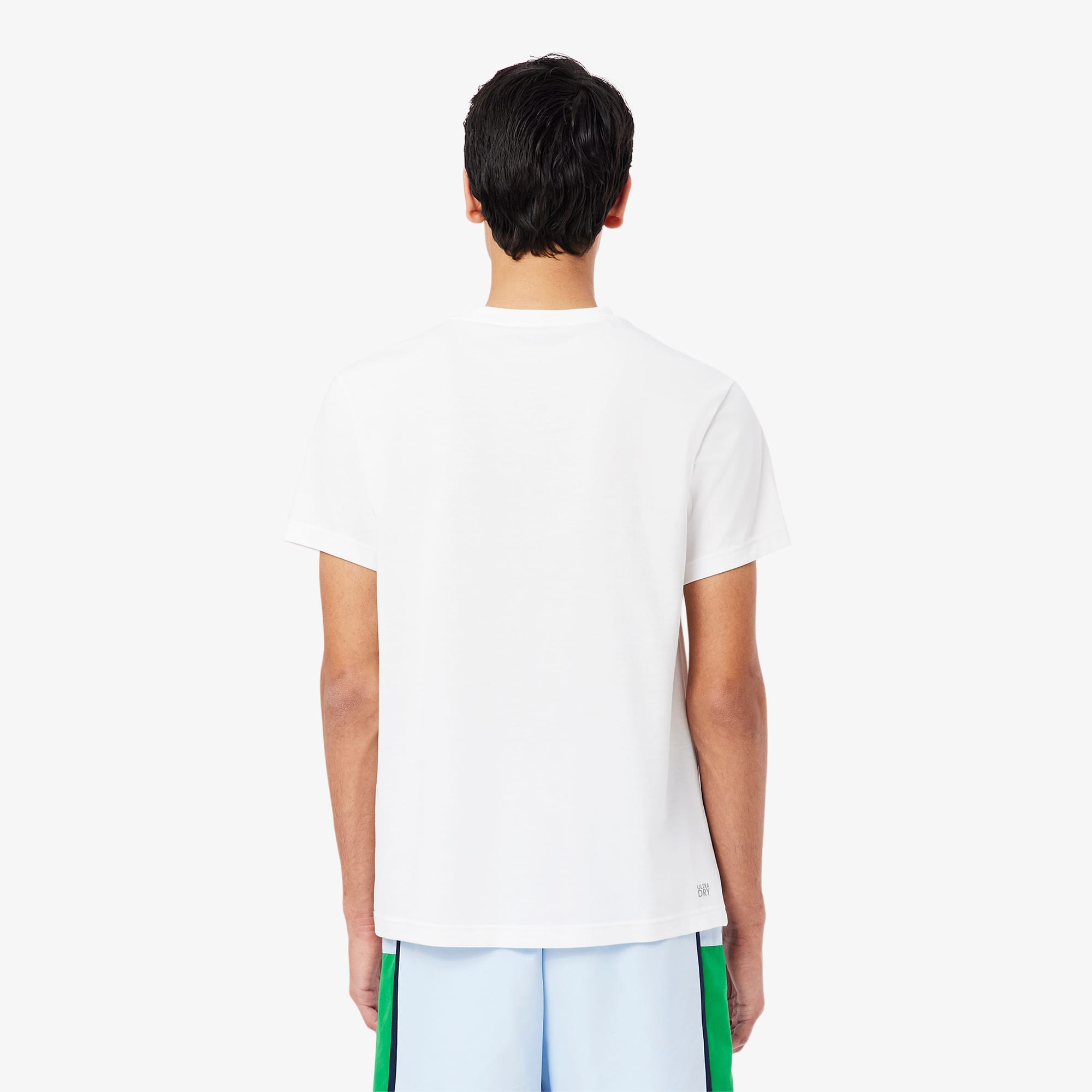 Lacoste スホティメッシュティテルTシャツ TH14870 031 Men's Ultra Dry Graphic Sport T-Shirt - T-shirts - New In