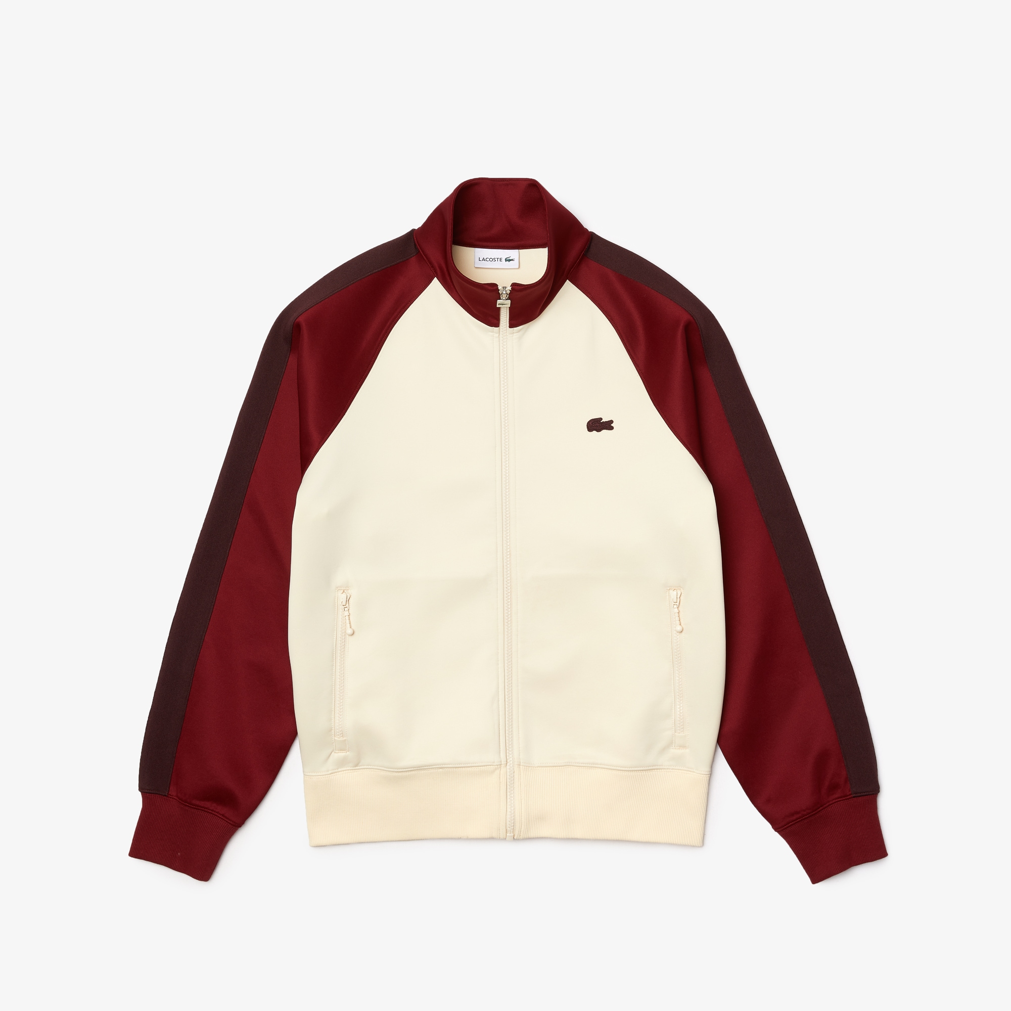 Survetement lacoste blanc et rouge clearance