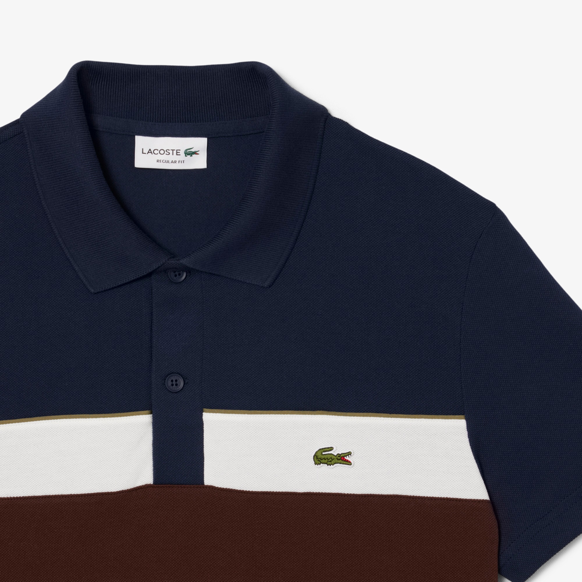Men's Regular Fit Colorblock Petit Piqué Polo - Polo Shirts - New In ...