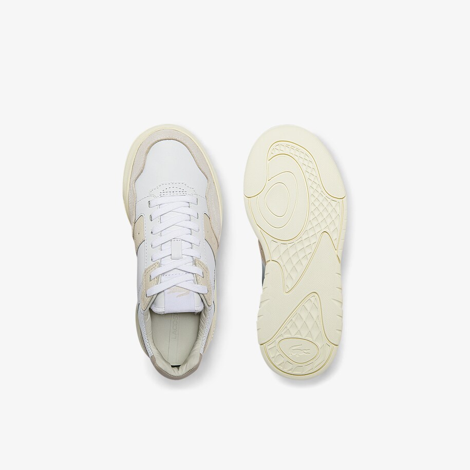 women's game advance luxe leather perforated sneakers