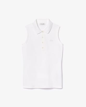 Polo elástico sin mangas L.12.D Slim Fit para mujer