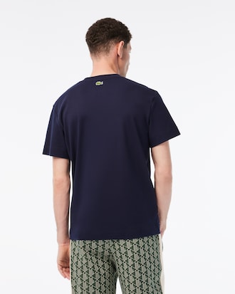 Men's Relaxed Fit Branded Cotton T-Shirt