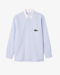 Camisa Oxford de corte relajado a rayas