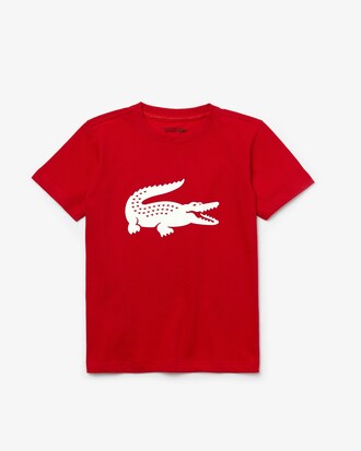 Kids' Oversized Technical Cotton Tennis T-Shirt