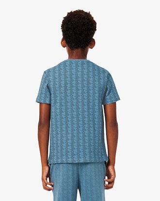 Unisex Monogram Print T-shirt