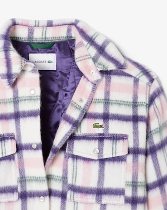 Women's Oversized Quilted Wool Overshirt