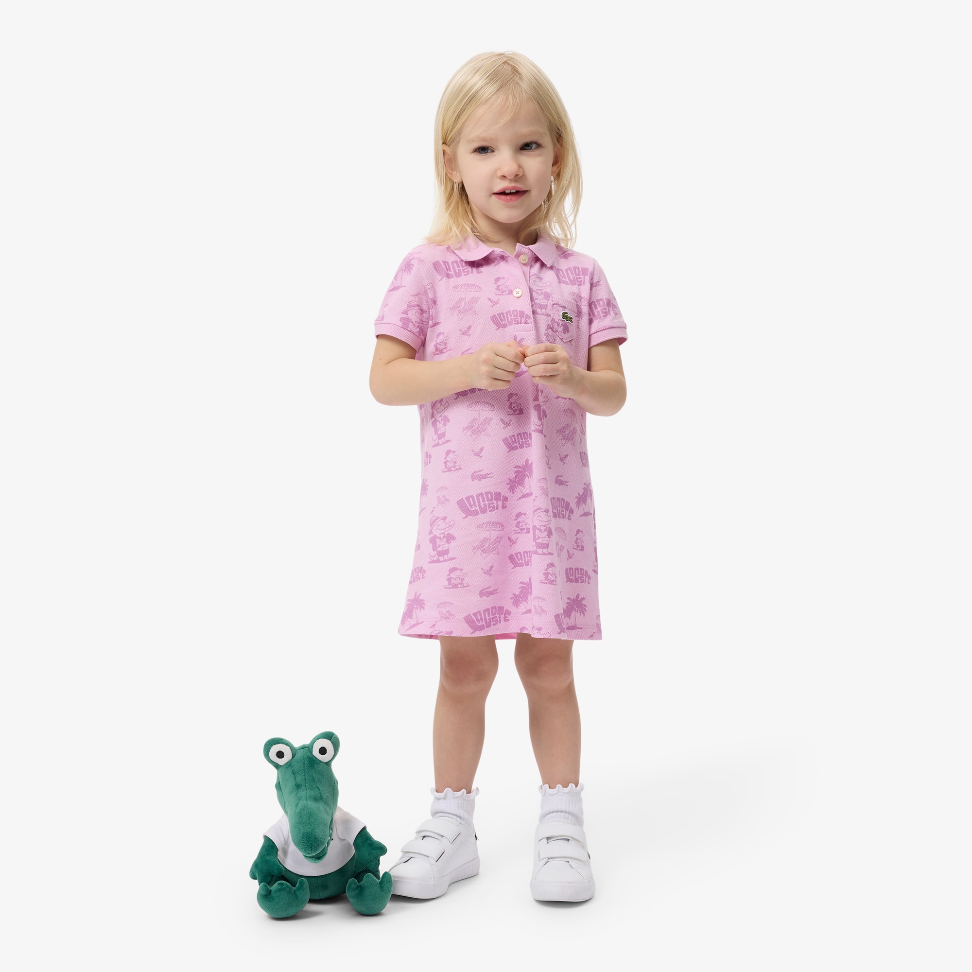 Lacoste Print PiquÃ© Polo Dress