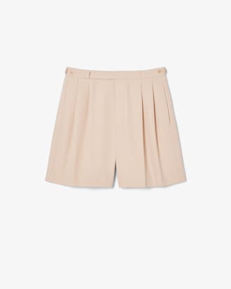 Men's Runway Fitted Wool Shorts