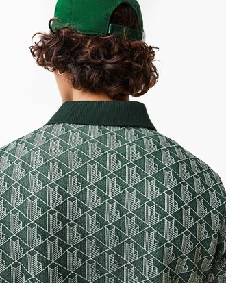 Men's Classic Fit Monogram Print Polo