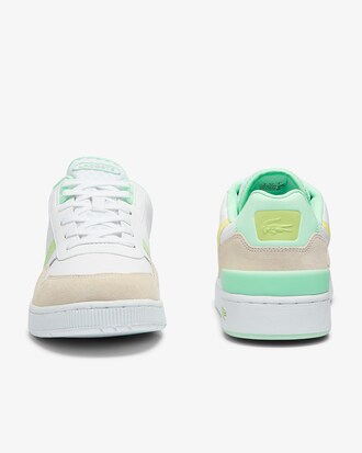 Men's T-Clip Leather Citrus Accent Sneakers