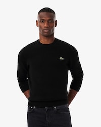 Men's 3D Knit Cashmere Crew Neck Sweater