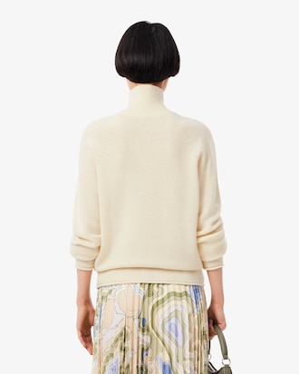 Women's Wool High-Neck Sweater