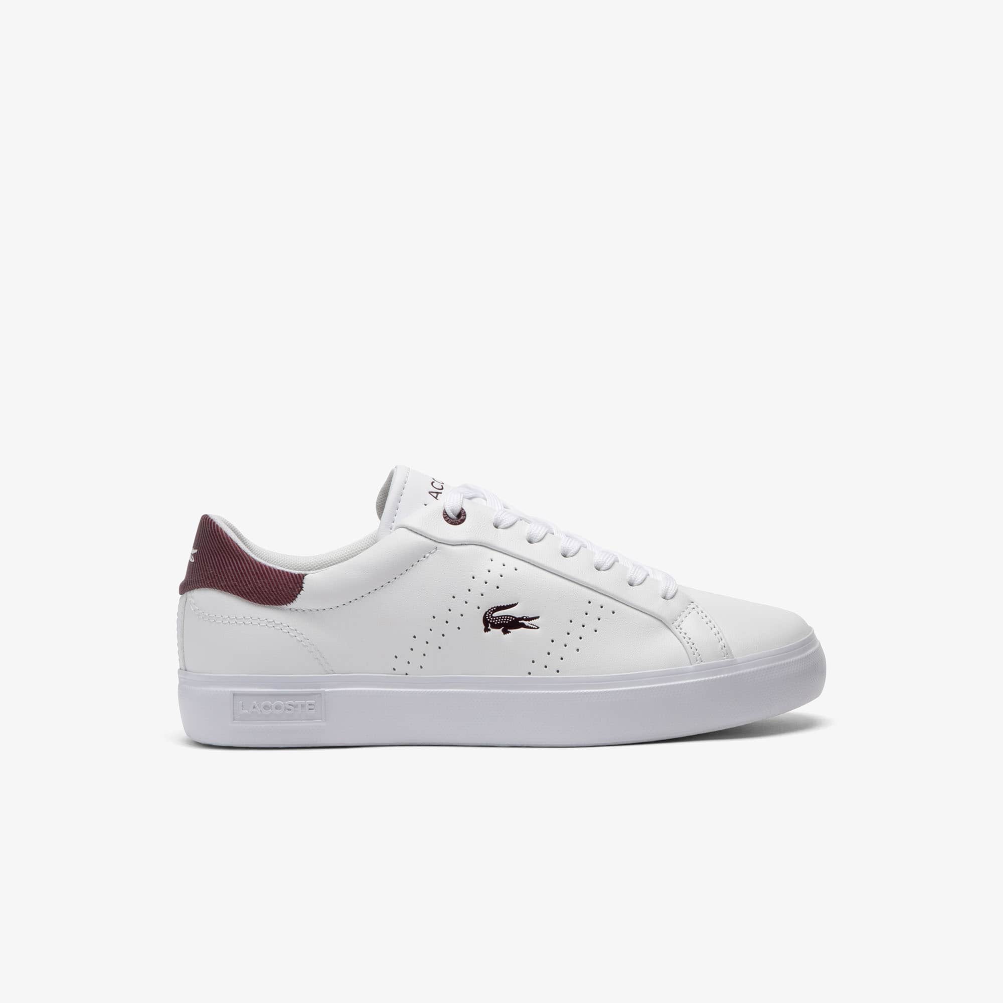 Lacoste Women's Powercourt 2.0 Leather Sneakers - 10 In White