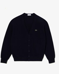 Men's Relaxed Fit Cotton V-Neck Cardigan