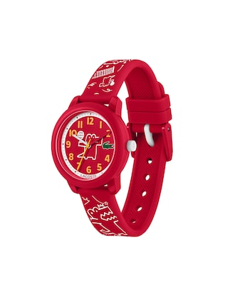 Kids' L.12.12 Red Silicone Watch
