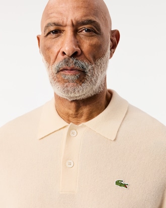 Polo Relaxed Fit De Lana Cardada