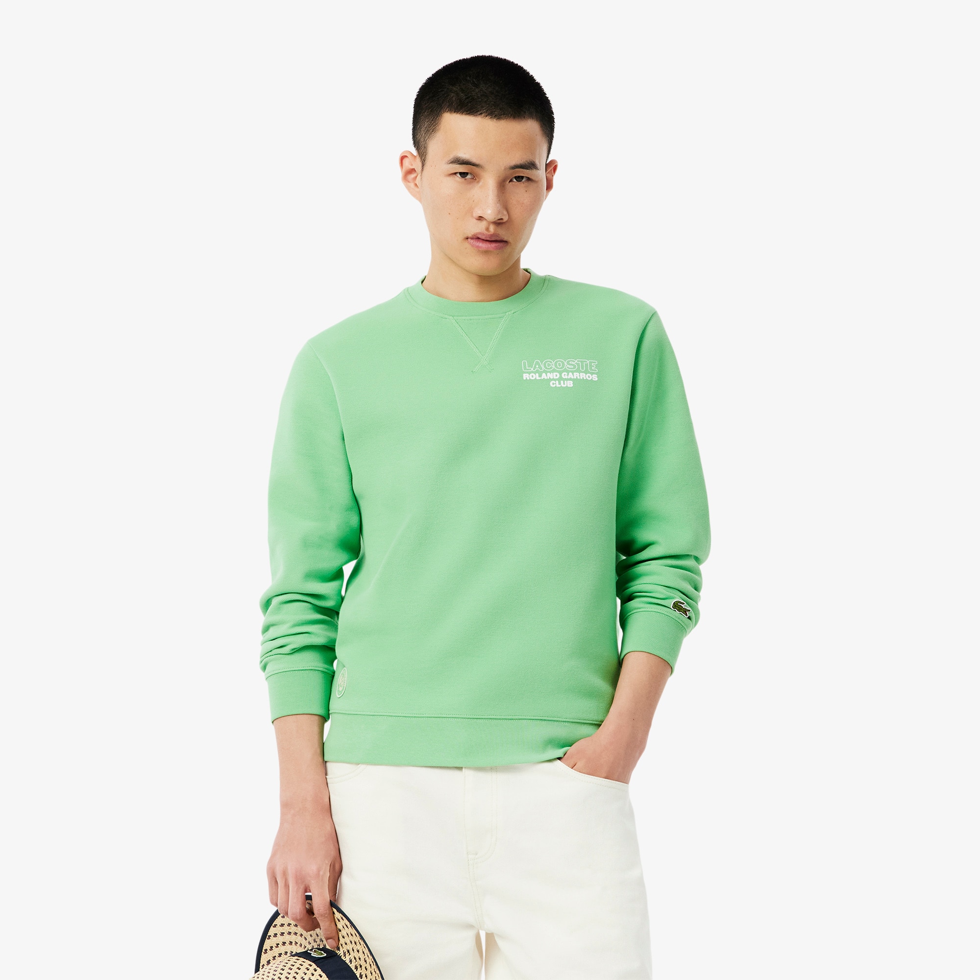 Lacoste Roland Garros ワンピース Men's Roland-Garros Edition Piqué Sweatshirt - Sweaters