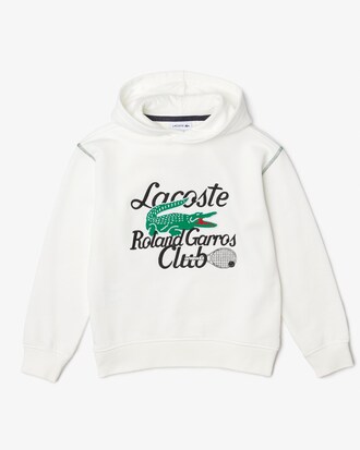 Sweatshirt enfant Lacoste Sport &Eacute;dition Roland Garros brod&eacute;