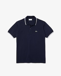 Men’s Classic Fit Striped Accents Cotton Piqué Polo