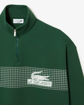 Men&rsquo;s Loose Fit Organic Cotton Half Zip Sweatshirt