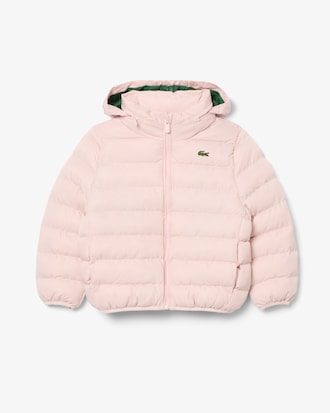 Unisex Fleece Lined Hooded Puffed Jacket