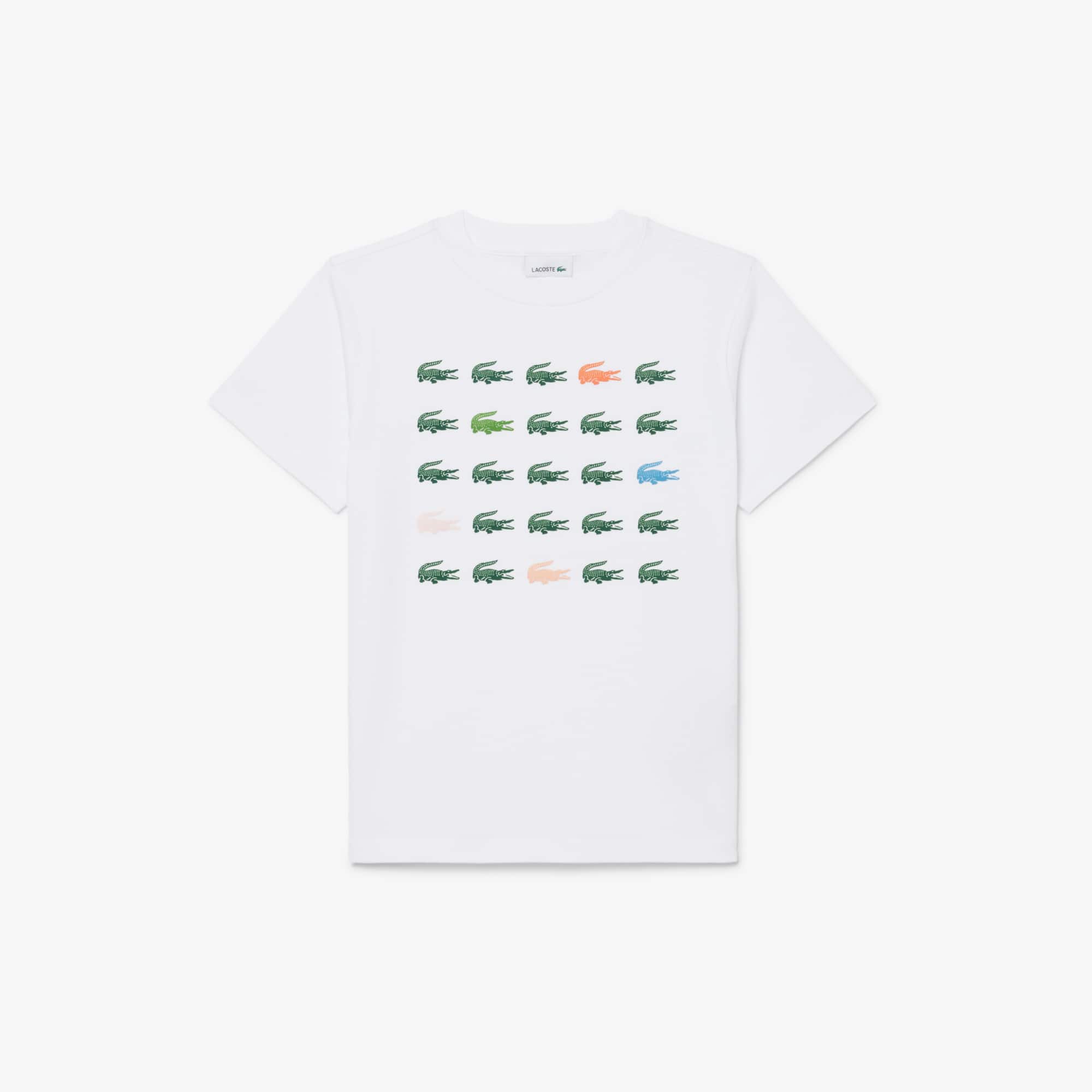 Crocodile Print Cotton T-Shirt - T-Shirts & Tops - New In 2026