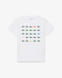 Crocodile Print Cotton T-Shirt