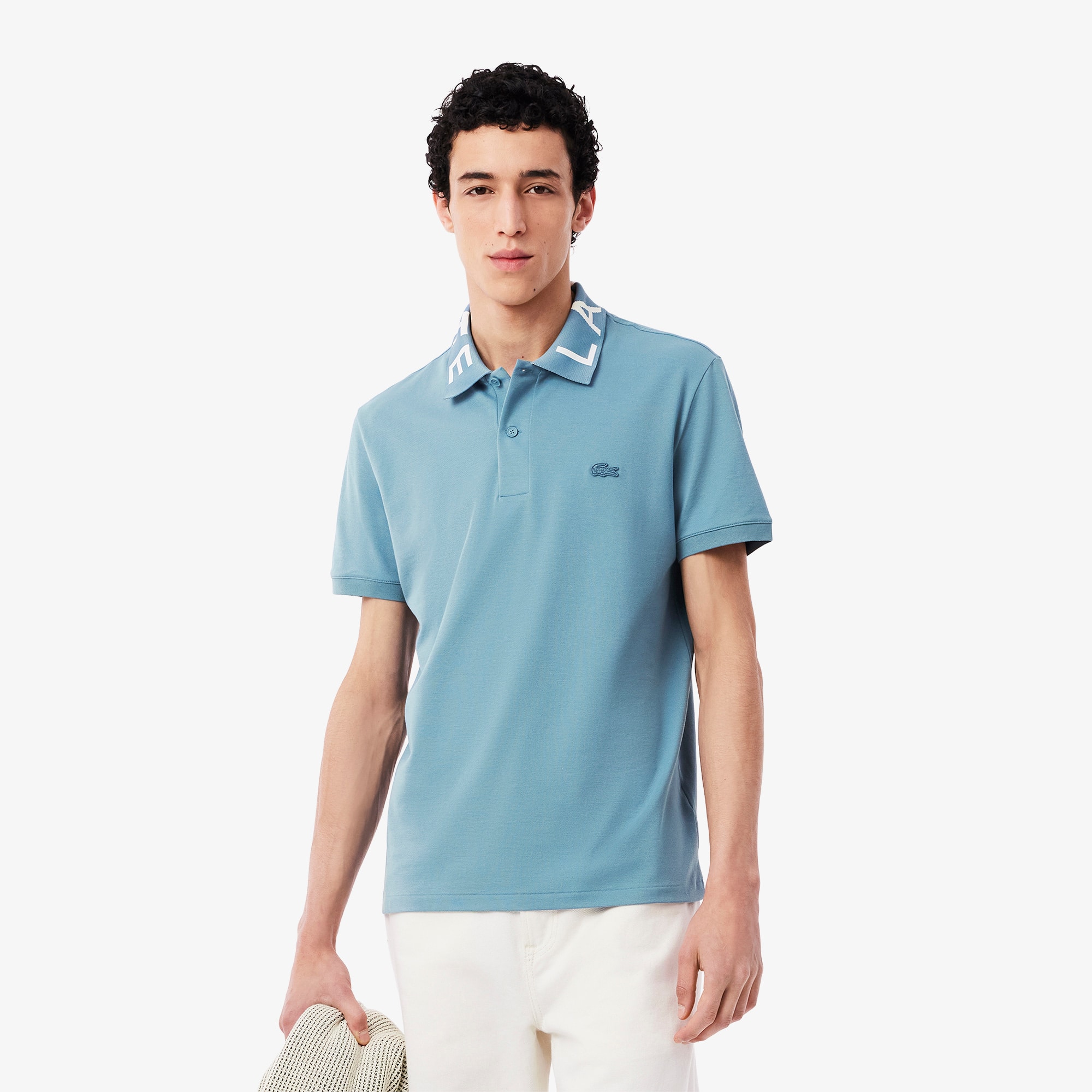 Men's Slim Fit Branded Polo - Polo Shirts - New In 2026 | Lacoste