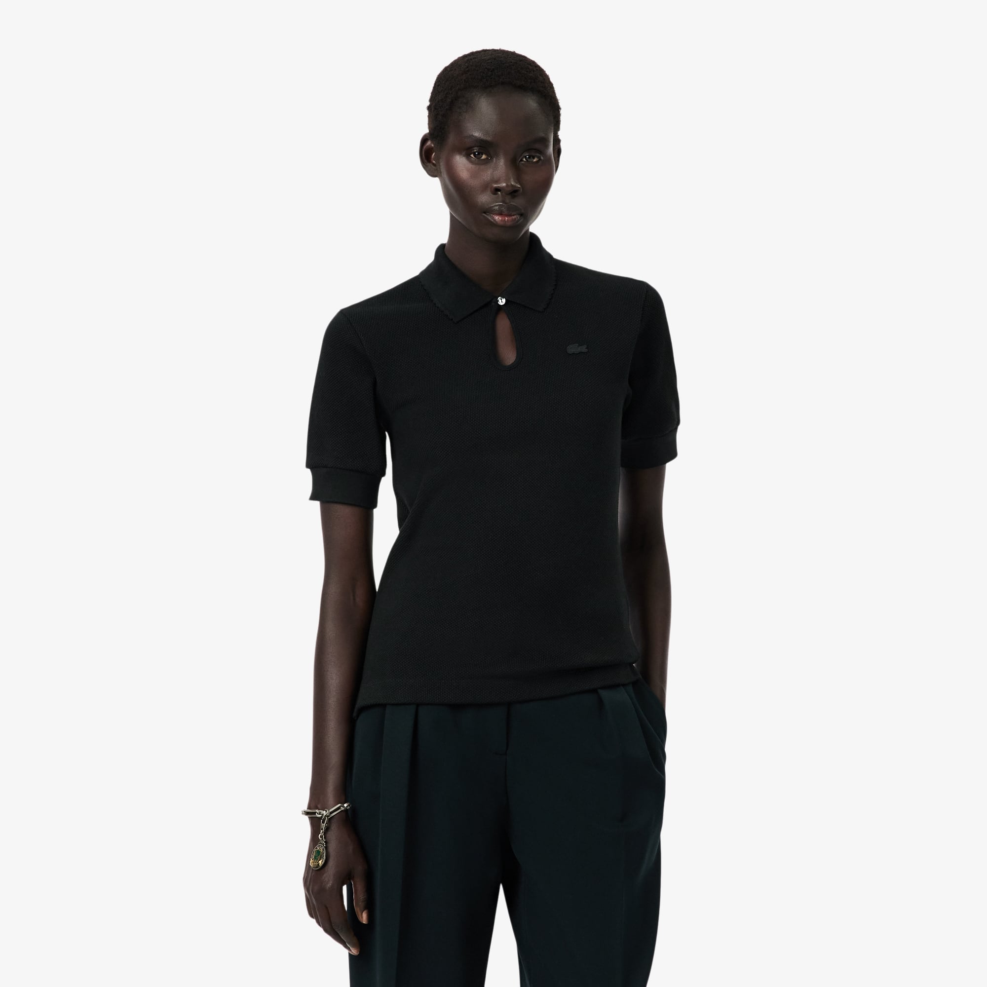 Lacoste Runway Slim Fit Heavy Piqué Polo Shirt - 40 In Green