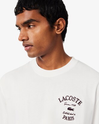 Playera de Tejido Jersey de Algod&oacute;n con Bordado