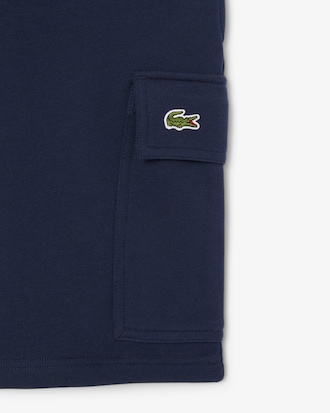 Men's Cotton Fleece Cargo Shorts
