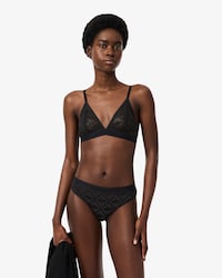 Logo Waist Mesh Briefs