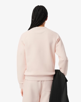 Women's Crew Neck Piqu&eacute; Sweatshirt