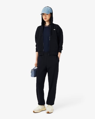 Women's Zip-Up Piqué Hoodie