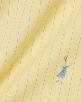 Oversized Shirt with Motifs