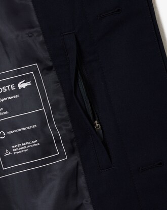 Trench l&eacute;ger d&eacute;perlant en twill de coton