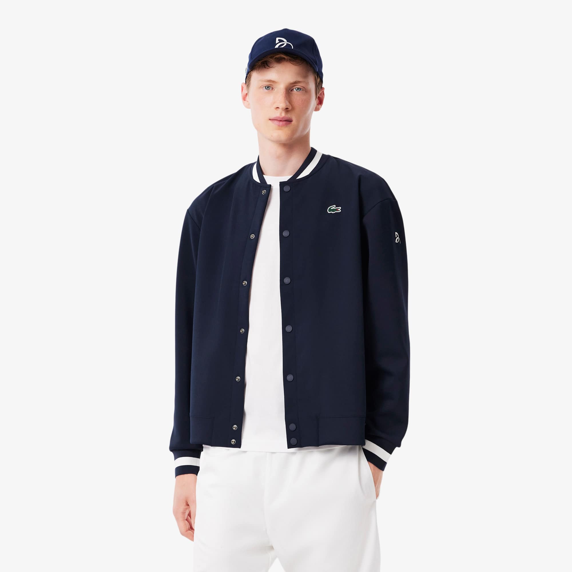 LACOSTE SPORT ブラックジャケット US S/M Lacoste Men's Sport Zip-Up Track Jacket Lightweight