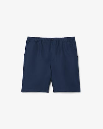 Men's Regular Fit Wool Blend Shorts