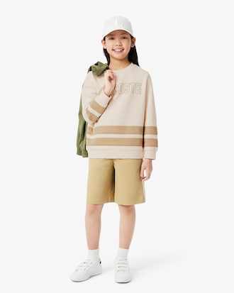 Kids' Mesh Panel Fleece Sweatshirt