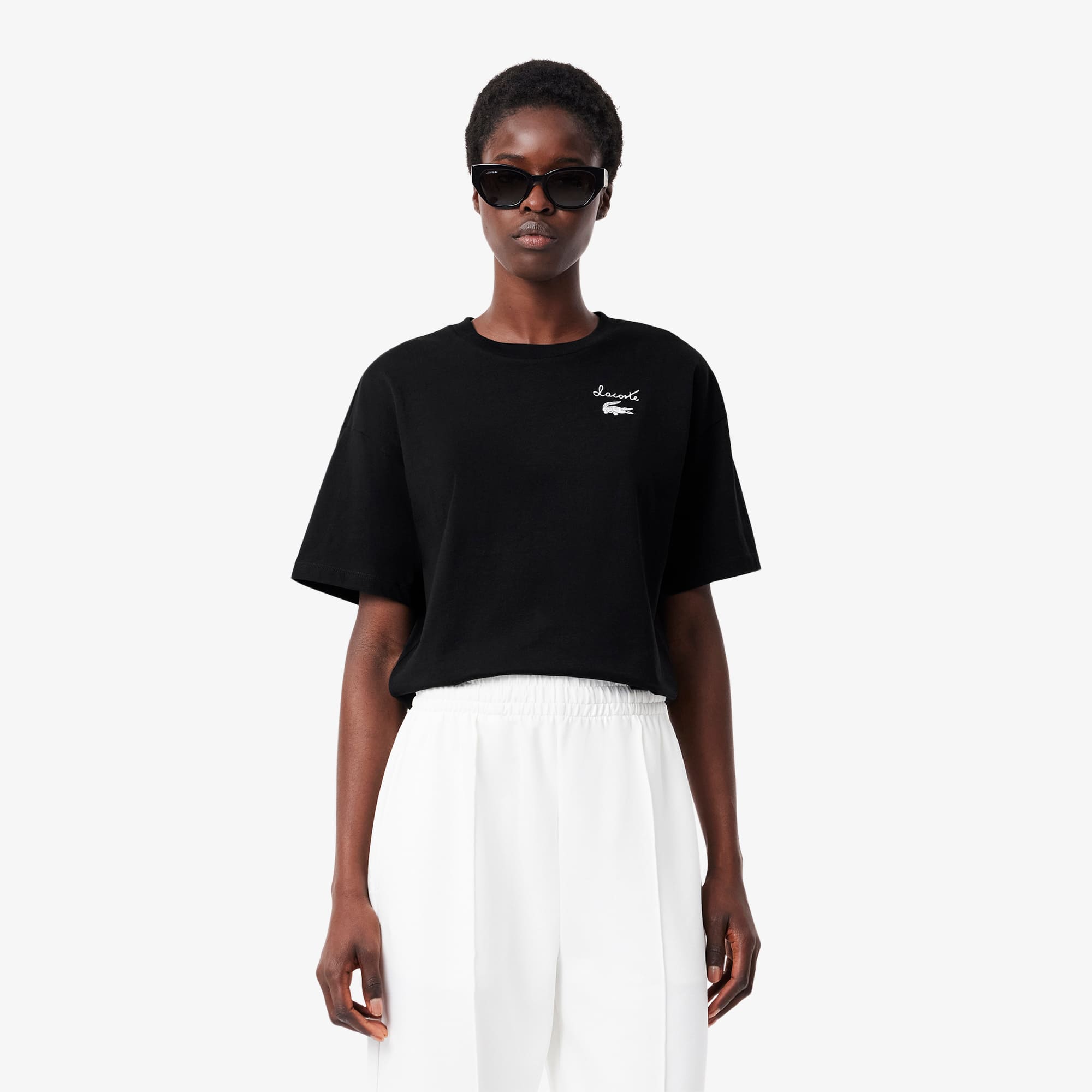 Women's Cotton Logo T-Shirt - T-Shirts & Tops - New In 2026 | Lacoste