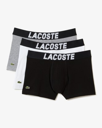 Lot de 3 boxers courts homme avec marquage en jersey