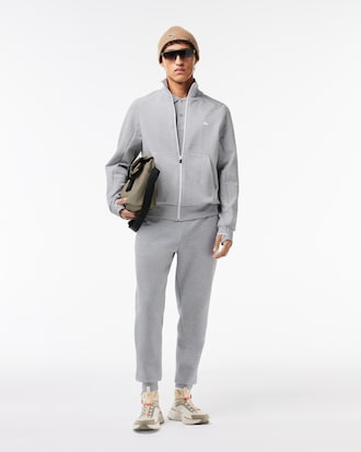 Men's High-Neck Zip-Up Sweatshirt