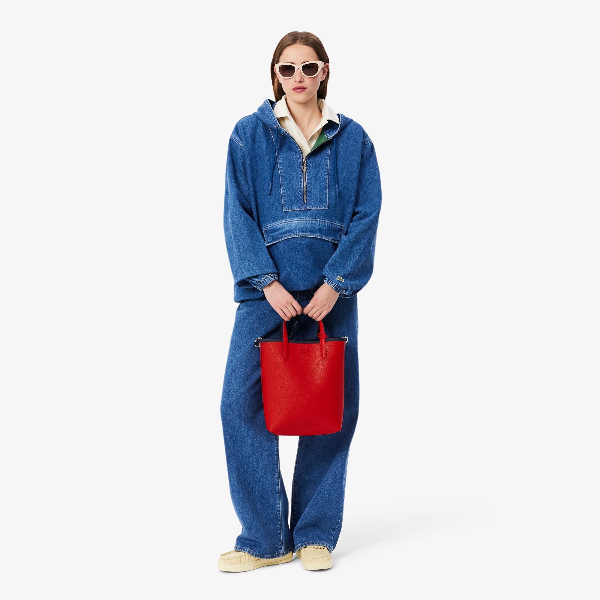 Anna Vertical Reversible Tote - Bags - New In 2026 | Lacoste