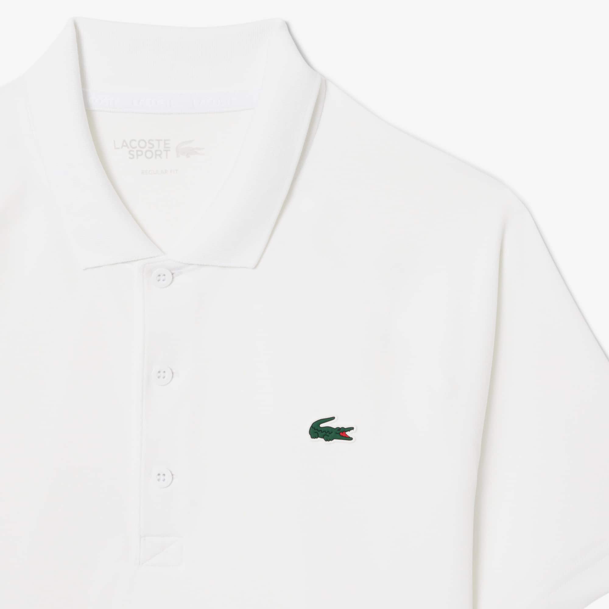 新品 LACOSTE x atmos 日本製 Polo White L Men's Regular Fit Ultra Dry Piqué Tennis Polo - Polo Shirts - New