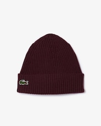 Gorro de Lana Cepillada de Tejido Acanalado