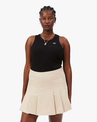 D&eacute;bardeur femme Lacoste slim fit en coton biologique