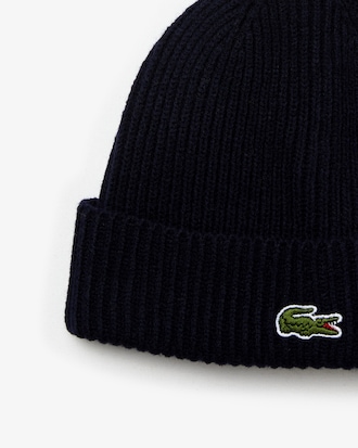 Bonnet c&ocirc;tel&eacute; en laine m&eacute;lang&eacute;e