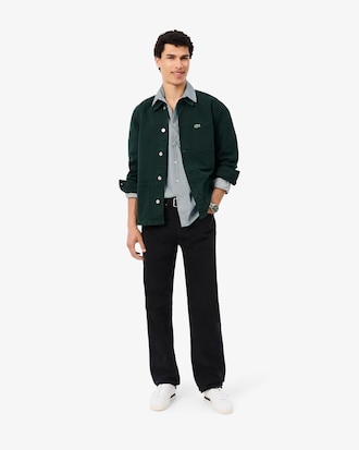 Camisa de Corte Regular de Pinpoint con Cuadros Vichy