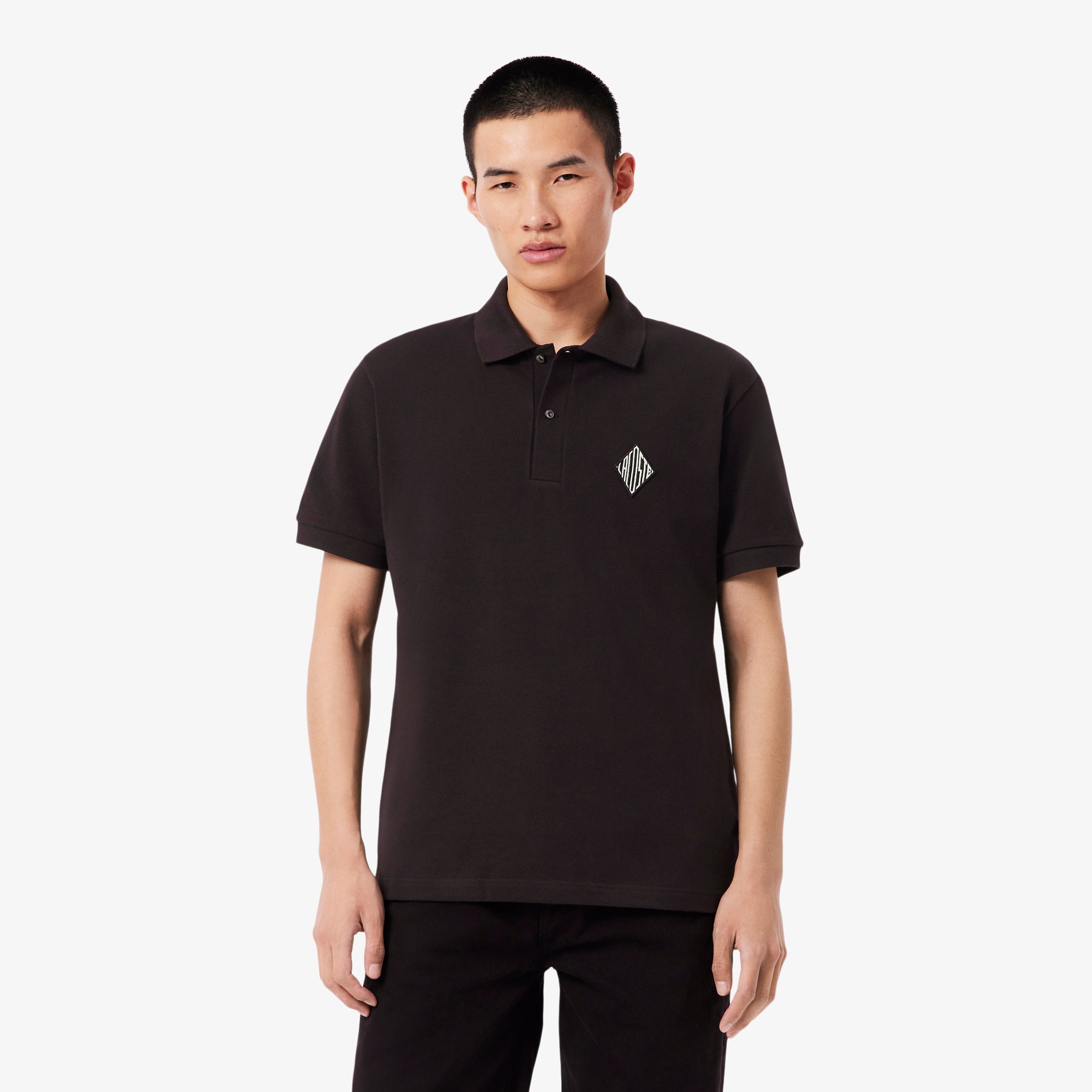 Classic Fit Badge Accent Piqué Polo - Polo Shirts - New In 2026