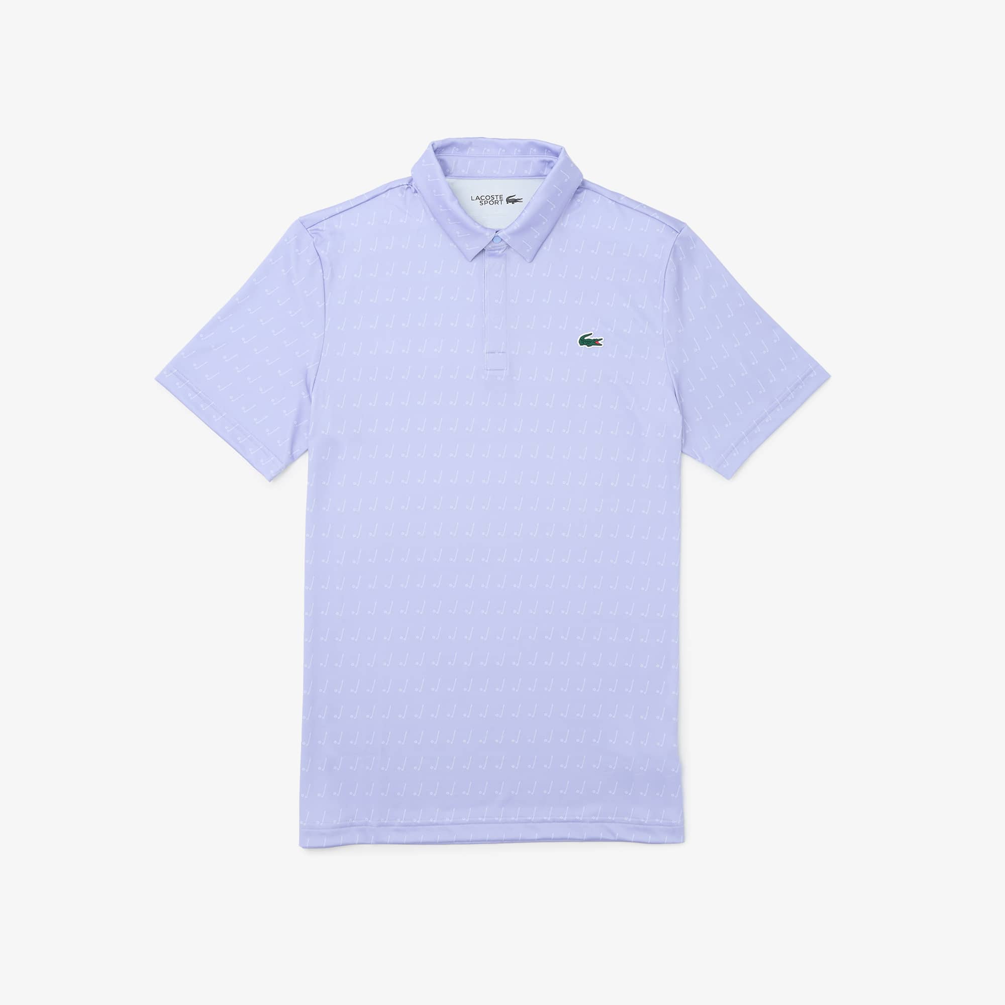 Lacoste Men's Regular Fit Uv Protect Golf Polo - Xl In Purple